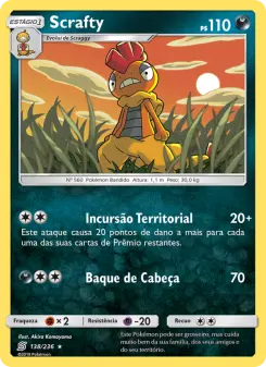 Scrafty – Carta Pokémon TCG