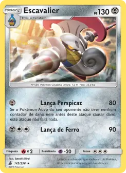 Escavalier – Carta Pokémon TCG