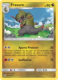 Fraxure – Carta Pokémon TCG