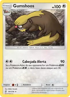 Gumshoos – Carta Pokémon TCG