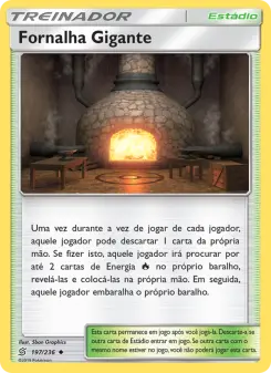 Fornalha Gigante – Carta Pokémon TCG