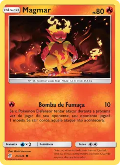 Magmar – Carta Pokémon TCG