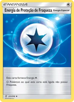 Energia de Proteção de Fraqueza – Carta Pokémon TCG