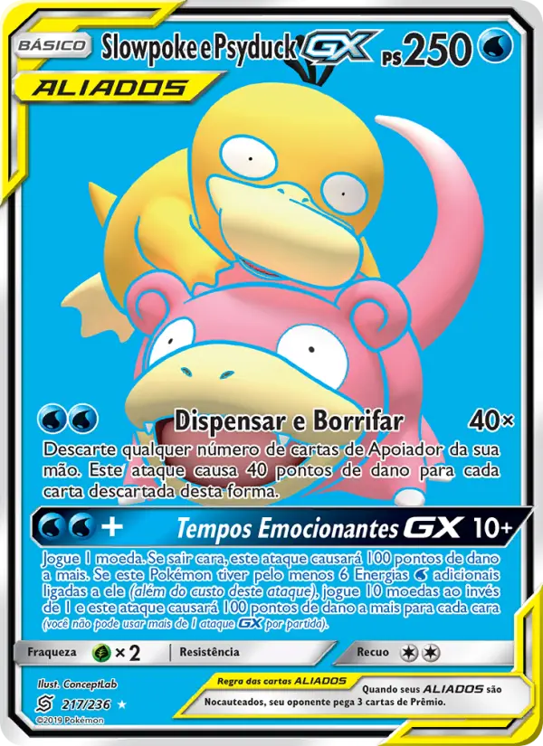 Slowpoke e Psyduck GX – Pokémon TCG
