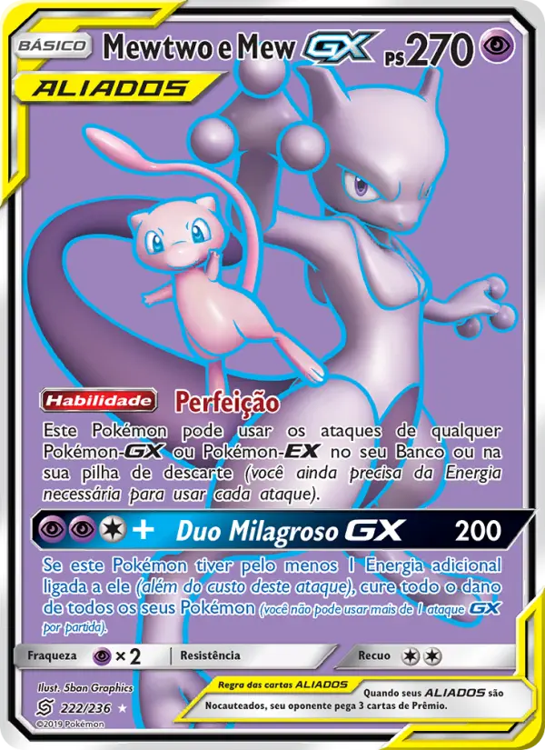 Mewtwo e Mew GX – Pokémon TCG