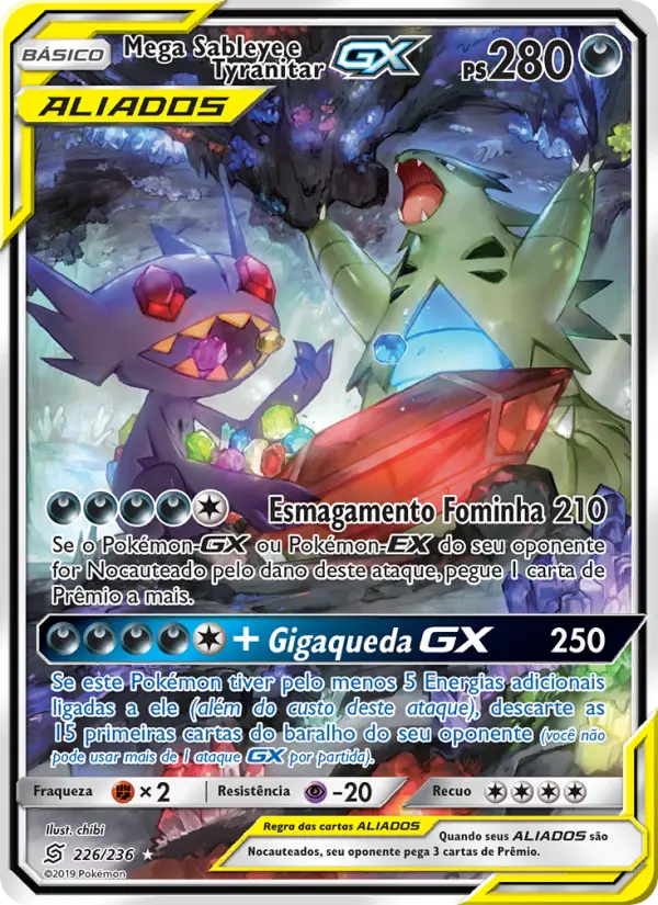 Mega Sableye e Tyranitar GX – Pokémon TCG