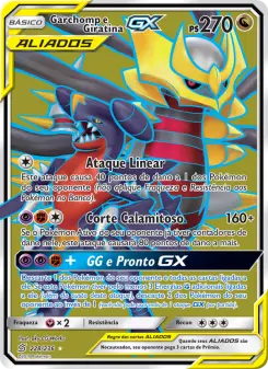 Garchomp e Giratina GX – Carta Pokémon TCG