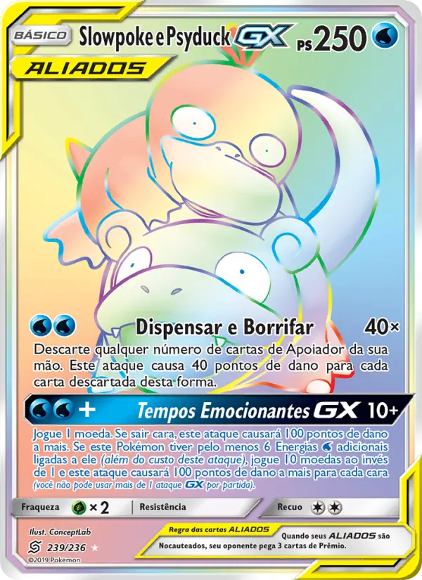 Slowpoke e Psyduck GX – Pokémon TCG