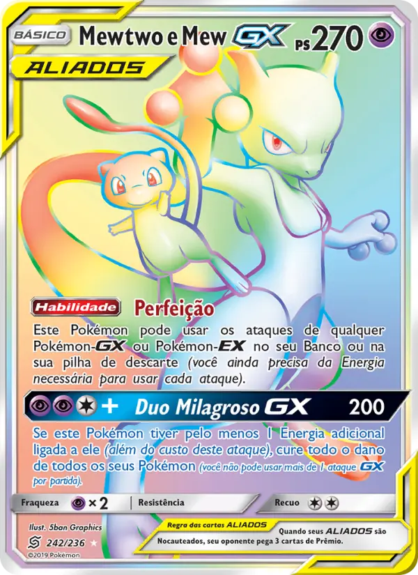 Mewtwo e Mew GX – Pokémon TCG