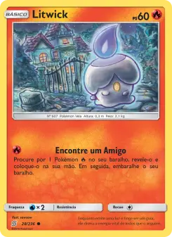 Litwick – Carta Pokémon TCG