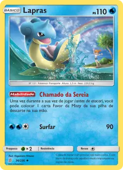 Lapras – Carta Pokémon TCG