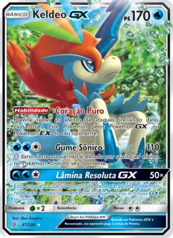 Keldeo GX – Carta Pokémon TCG