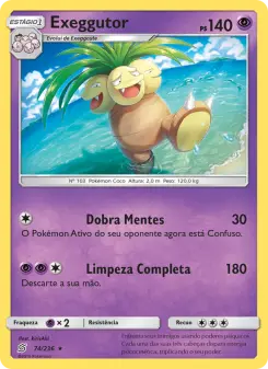 Exeggutor – Carta Pokémon TCG