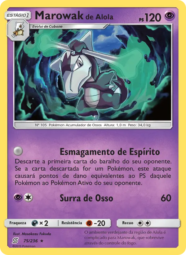 Marowak de Alola – Pokémon TCG