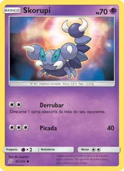 Skorupi – Carta Pokémon TCG