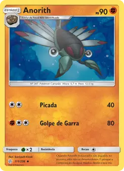 Anorith – Carta Pokémon TCG