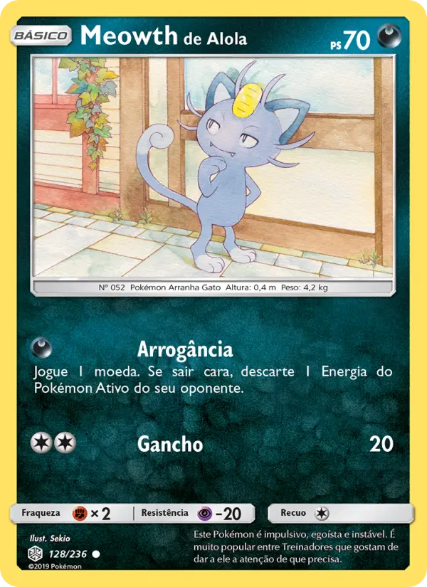 Meowth de Alola – Pokémon TCG