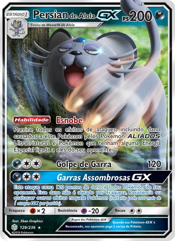 Persian de Alola GX – Pokémon TCG