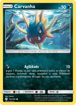 Carvanha – Carta Pokémon TCG