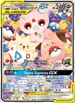 Togepi, Cleffa e Igglybuff GX – Carta Pokémon TCG