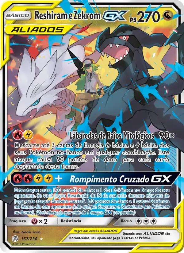 Reshiram e Zekrom GX – Pokémon TCG