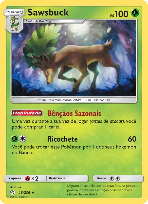 Sawsbuck – Pokémon TCG