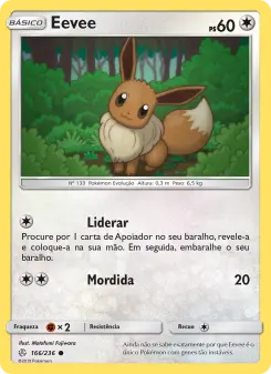 Eevee – Carta Pokémon TCG