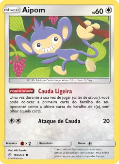 Aipom – Carta Pokémon TCG