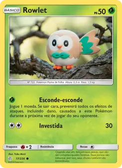 Rowlet – Carta Pokémon TCG