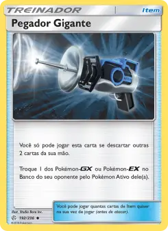 Pegador Gigante – Carta Pokémon TCG