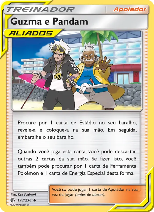 Guzma e Pandam – Pokémon TCG