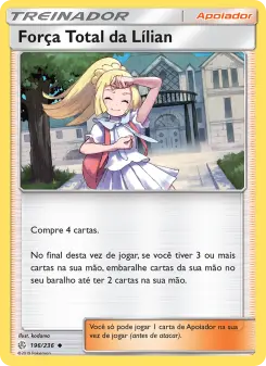 Força Total da Lílian – Carta Pokémon TCG