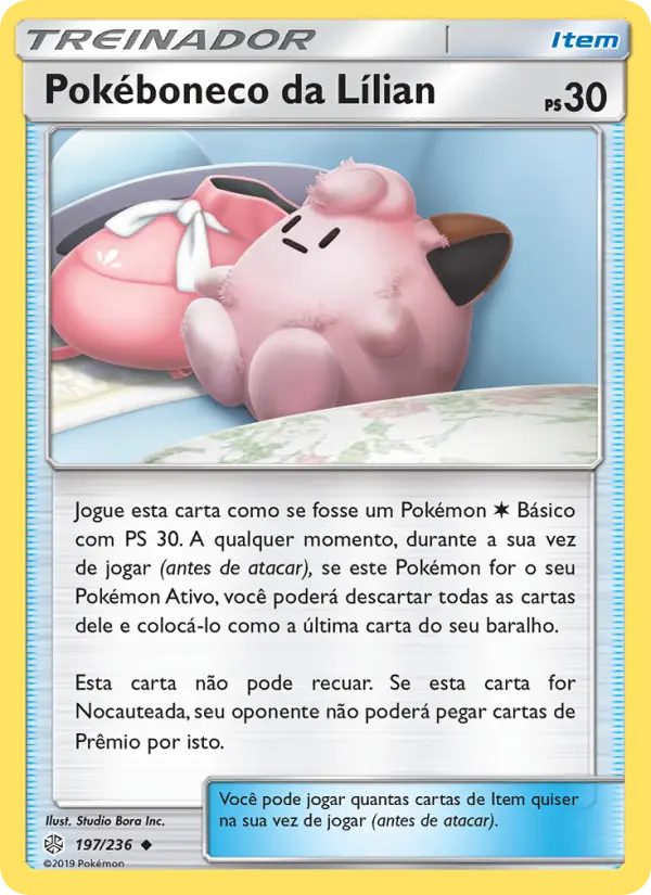 Pokéboneco da Lílian – Pokémon TCG