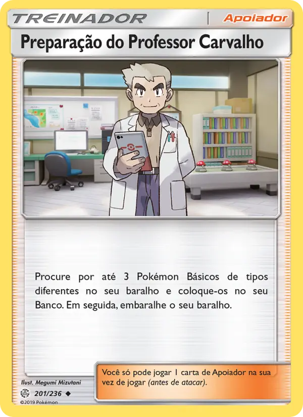 Preparação do Professor Carvalho – Pokémon TCG