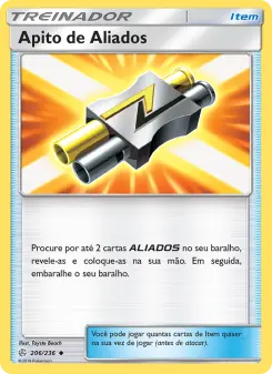 Apito de Aliados – Carta Pokémon TCG