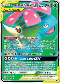 Venusaur e Snivy GX – Carta Pokémon TCG