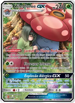 Vileplume GX – Carta Pokémon TCG