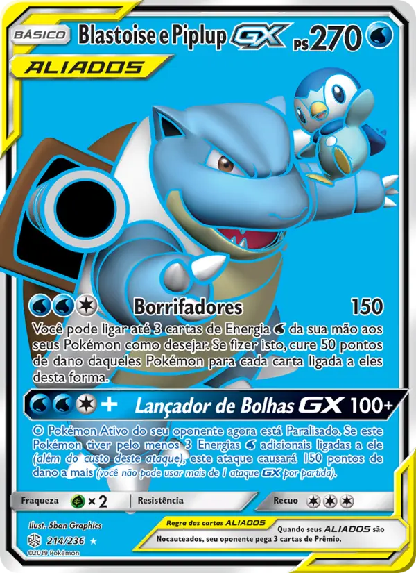 Blastoise e Piplup GX – Pokémon TCG