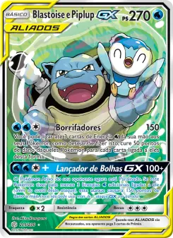 Blastoise e Piplup GX – Carta Pokémon TCG