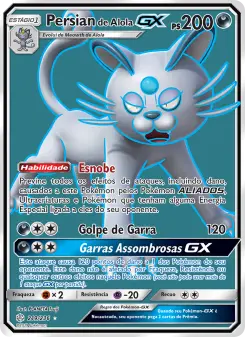 Persian de Alola GX – Carta Pokémon TCG