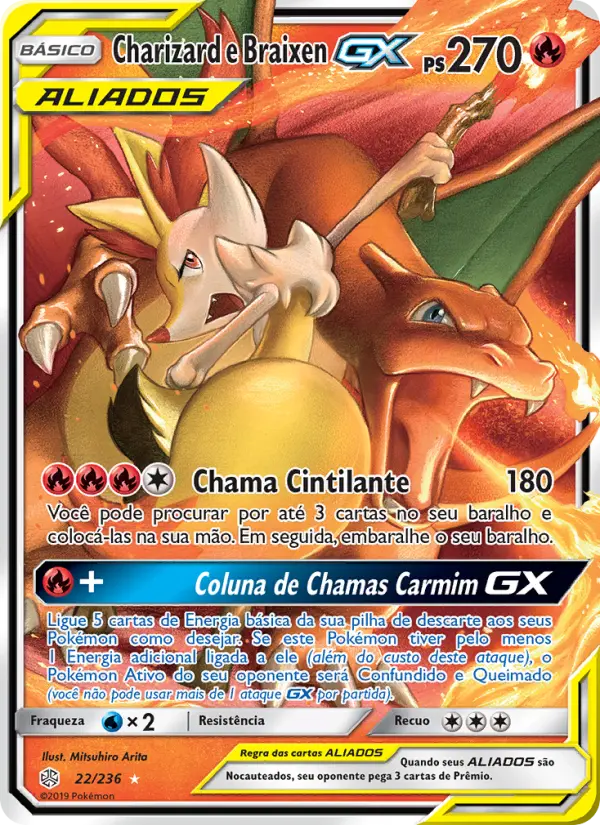 Charizard e Braixen GX – Pokémon TCG