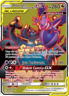 Naganadel e Guzzlord GX – Carta Pokémon TCG