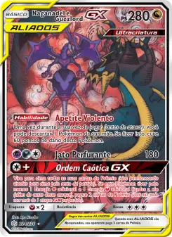 Naganadel e Guzzlord GX – Carta Pokémon TCG