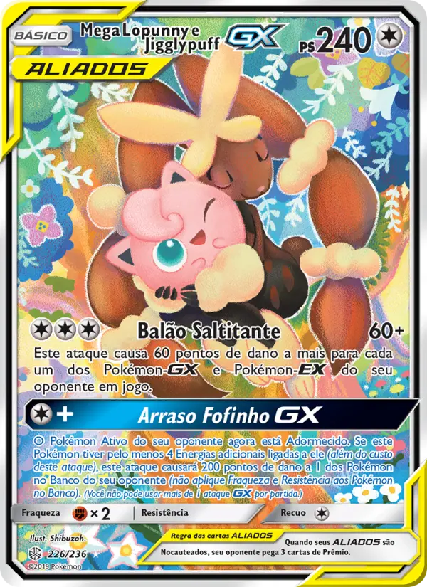 Mega Lopunny e Jigglypuff GX – Pokémon TCG