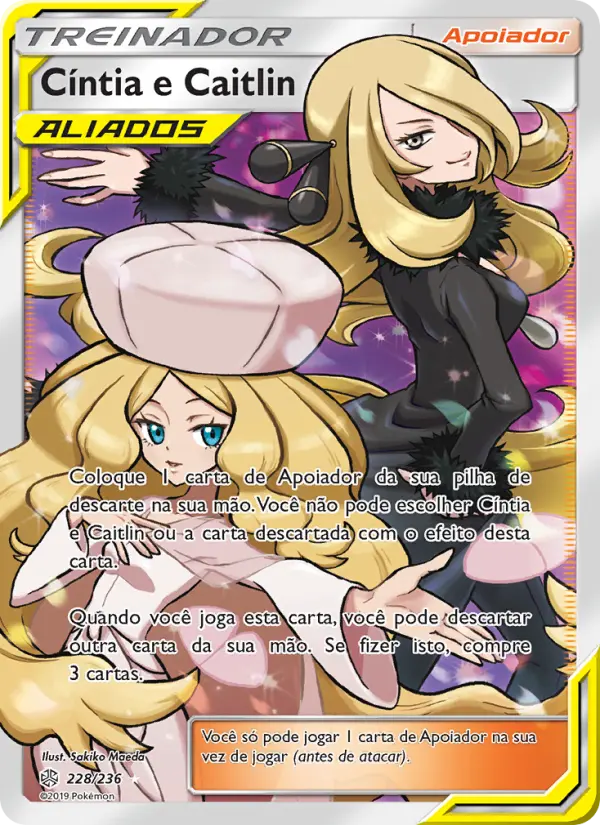 Cíntia e Caitlin – Pokémon TCG