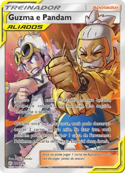 Guzma e Pandam – Carta Pokémon TCG