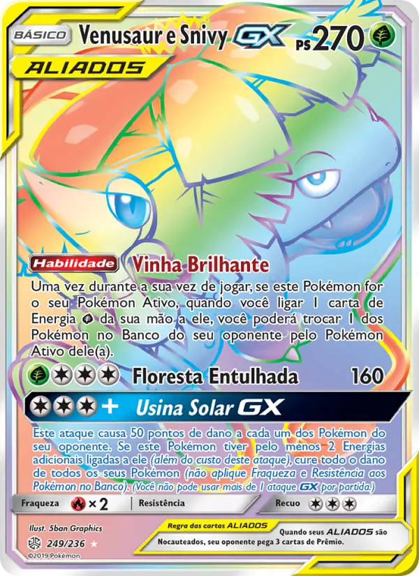 Venusaur e Snivy GX – Pokémon TCG