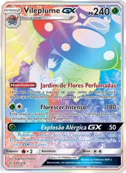 Vileplume GX – Carta Pokémon TCG