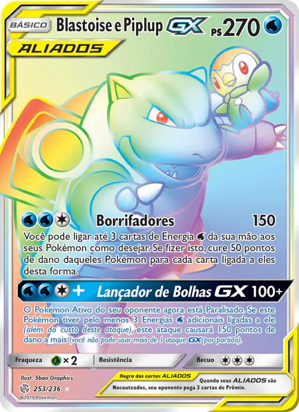 Blastoise e Piplup GX – Pokémon TCG