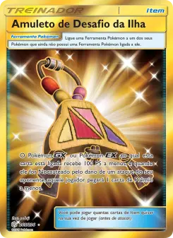 Amuleto de Desafio da Ilha – Carta Pokémon TCG